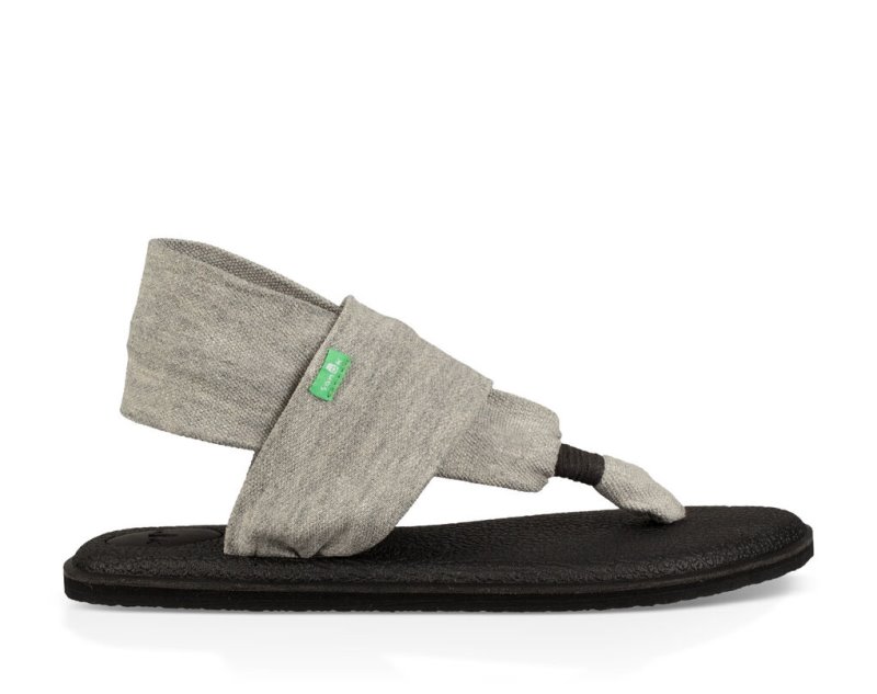 Sanuk Womens Yoga Sling 2 Grey Sandals | MGOLRB706